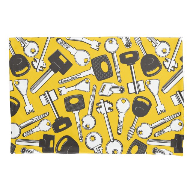 Set of Keys Background Pillow Case (Front)