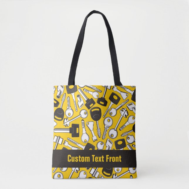 Set of Keys Background Tote Bag (Front)