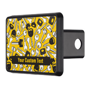 Set of Keys Background Tow Hitch Cover