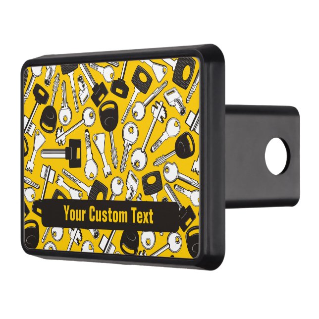 Set of Keys Background Tow Hitch Cover (Left)