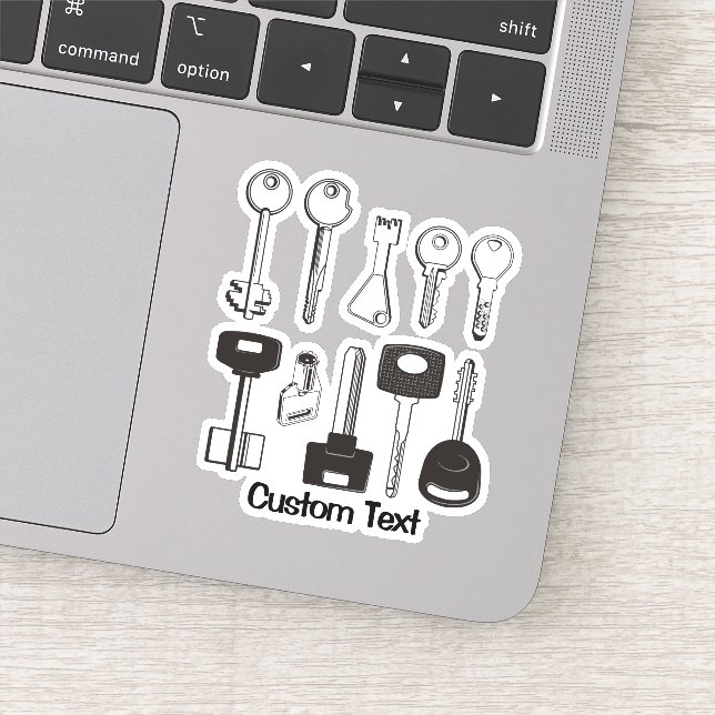 Set of Keys Sticker (Detail)