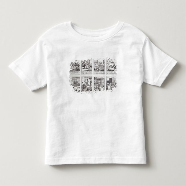 Set of Playing Cards depicting Satirical Toddler T-shirt (Front)