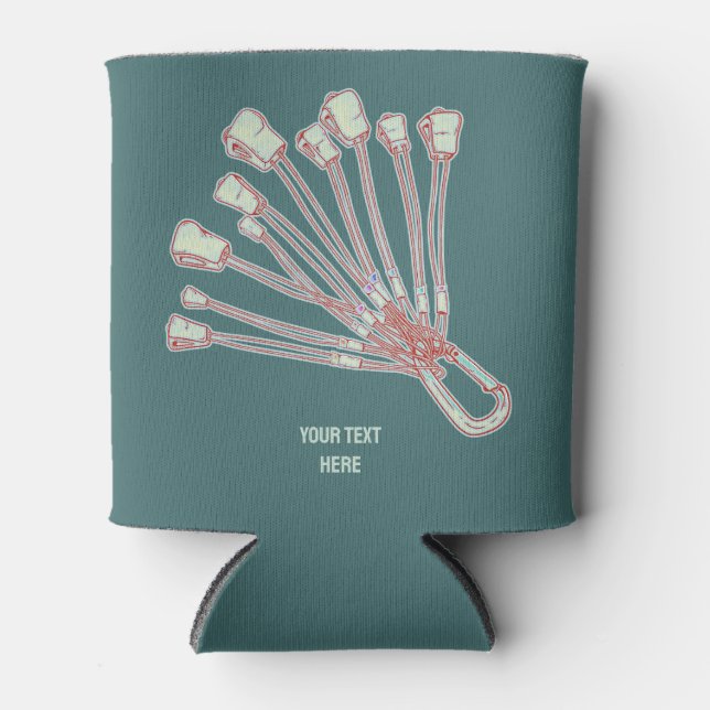 Set of rock climbing wires can cooler (Front)