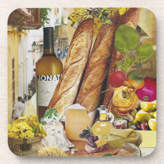 Set of Six Hard Plastic Coasters