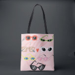 Set of trendy sunglasses in fun cartoon style tote bag<br><div class="desc">Set of trendy sunglasses in fun cartoon style</div>