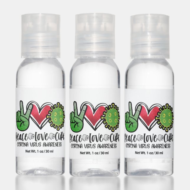  Set of Twelve 1oz. Hand Sanitizer Bottles (Set)