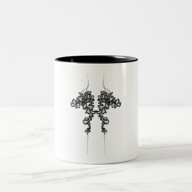 Set of Twin Curves on a Coffee Mug (Center)