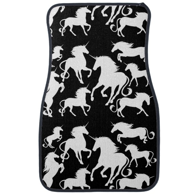 set of unicorns car floor mat (Front)