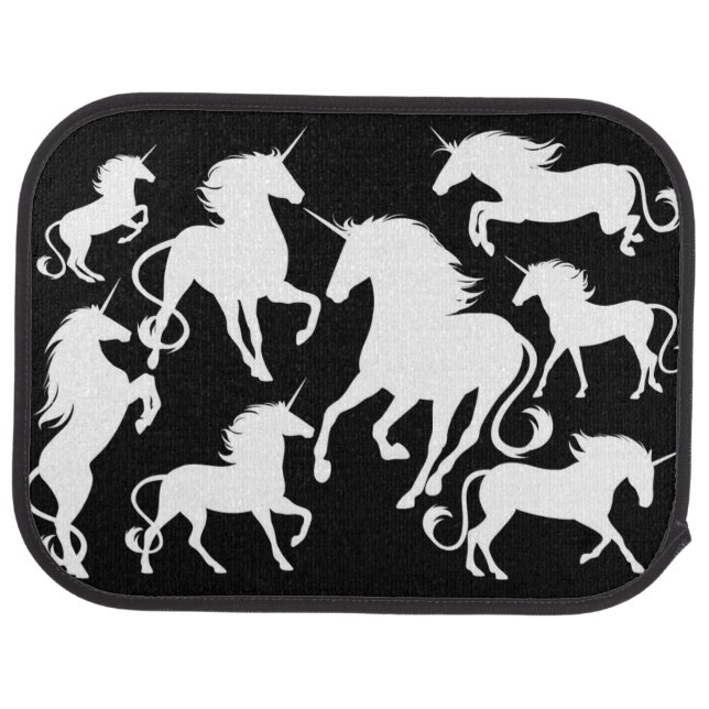 set of unicorns car mat (Rear)