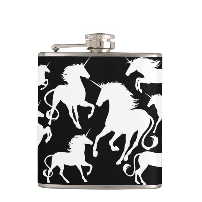 set of unicorns flask (Front)