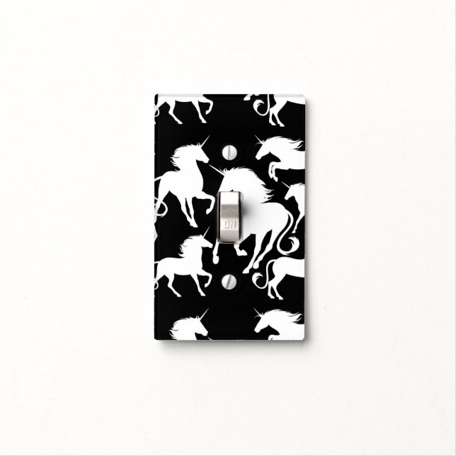 set of unicorns light switch cover (In Situ)