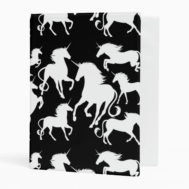 set of unicorns mini binder (Front/Inside)