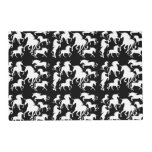 set of unicorns placemat