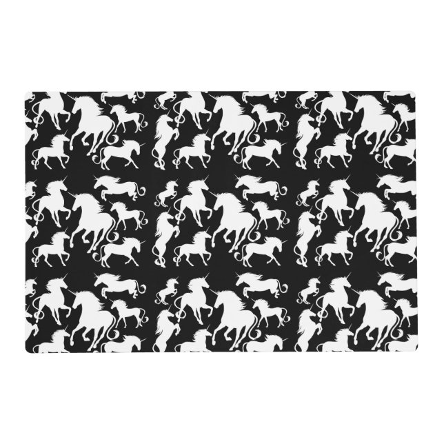 set of unicorns placemat (Front)