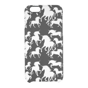 set of unicorns clear iPhone 6/6S case