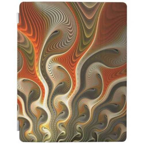 Set Phasers Orange and Gold Abstract iPad Smart Cover