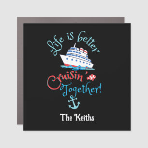 Set Sail Cruise Car Magnet