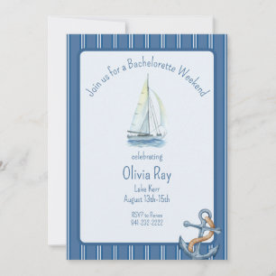 Set Sail for a Bachelorette Weekend Invitation