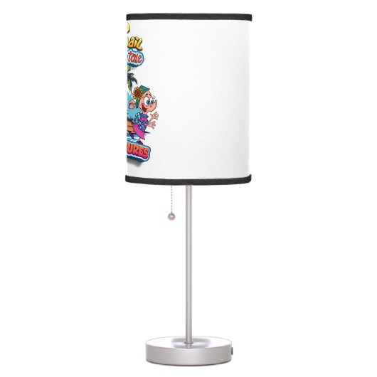 Set Sail for a Funny Tale adventure islan Table Lamp (Right)