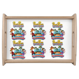 Set Sail for a Funny Tale adventure island Serving Tray