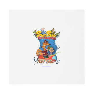 Set Sail for a Funny Tale Metal Print