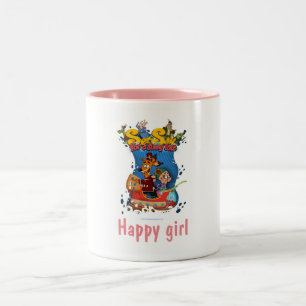 Set Sail for a Funny Tale poster Two-Tone mug