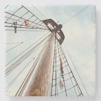 “Set Sail” Marble Stone Coaster