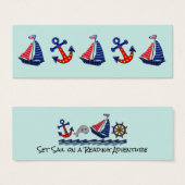Set Sail Reading Adventure Bookmarks (Front & Back)