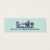 Set Sail Reading Adventure Bookmarks (Back)