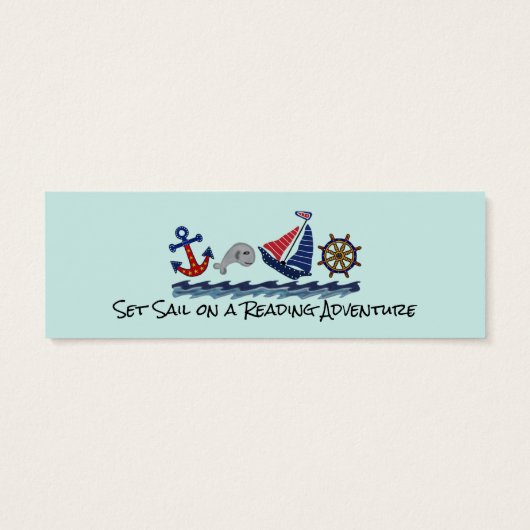 Set Sail Reading Adventure Bookmarks (Back)
