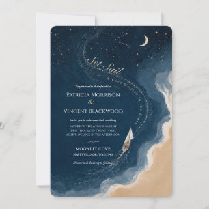 Set Sail Sea-Sky Wedding Invitation