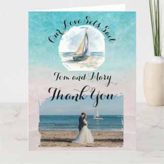 Set Sail Thank you Card