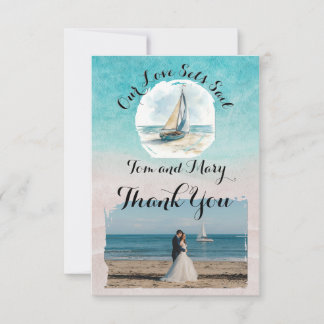Set Sail Thank you Card