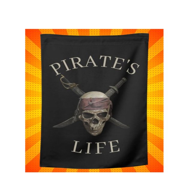 Set Sail with Our Classic Skull Pirate House Flag (Don’t miss out on this opportunity to embrace the spirit of piracy)