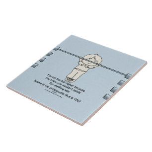 Set the Bar Higher Ceramic Tile