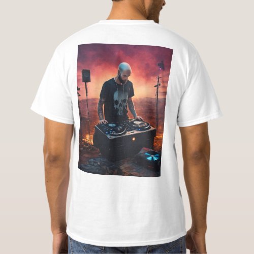 Set the Beat Wear the Groove DJ Style T_Shirts T_Shirt