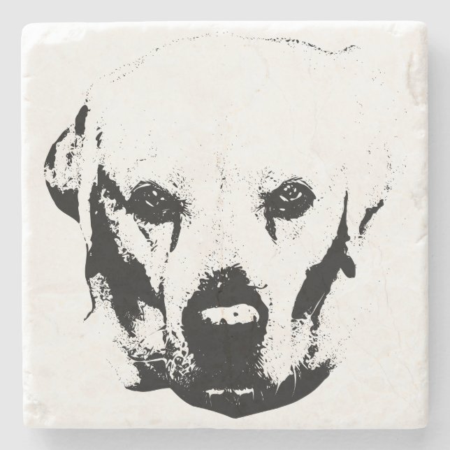 Set the Cup, Meet His Eyes Stone Coaster (Front)