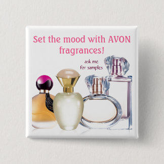 Set the Mood~AVON Fragrances Pinback Button