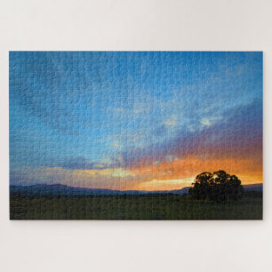 Set the Sky Ablaze at Sunset 20x30 inch  Jigsaw Puzzle
