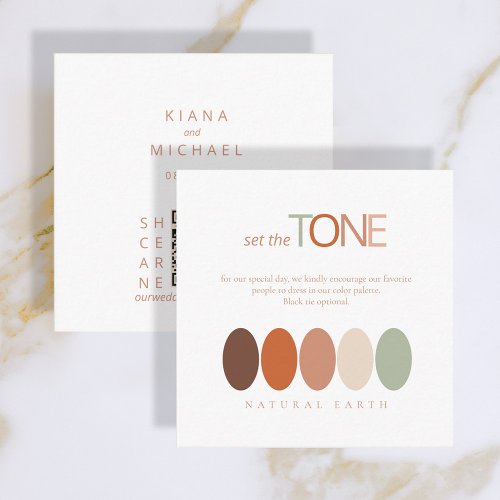 Set the Tone Natural Earth Color Palette ID983 Enclosure Card