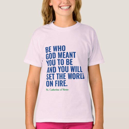 Set the World on Fire Kids T_Shirt