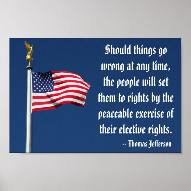 Set them right...elective rights, Jefferson Poster (Front)