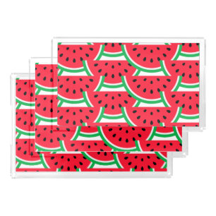 Set Watermelon Acrylic Tray