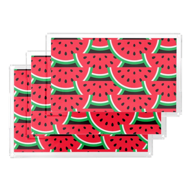Set Watermelon  Acrylic Tray (Set)