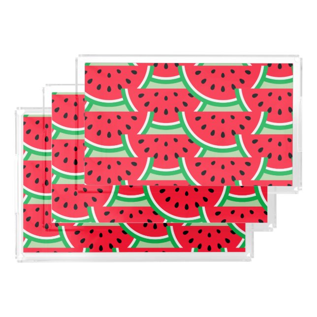 Set Watermelon  Acrylic Tray (Set)