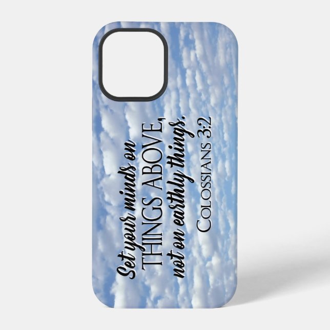 Set Your Minds on Things Above Iphone Case (Back)