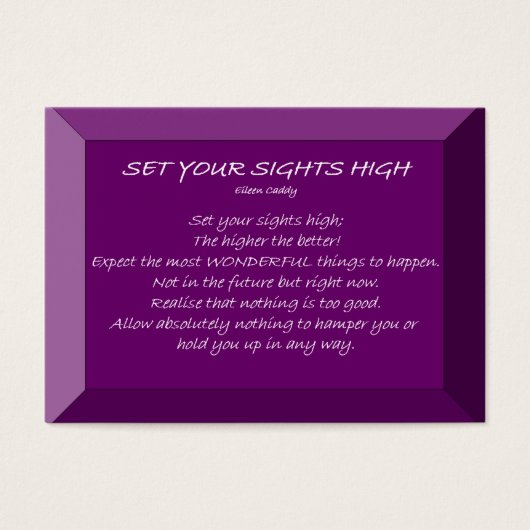 Set Your Sight High (Front)