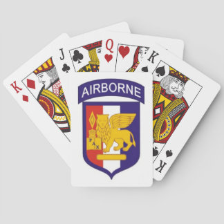 SETAF AIRBORNE PLAYING CARDS