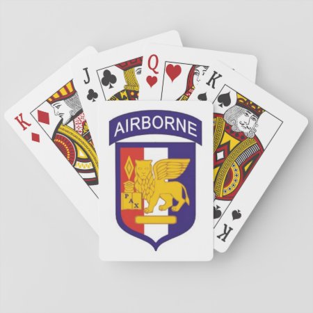 Setaf Airborne Playing Cards