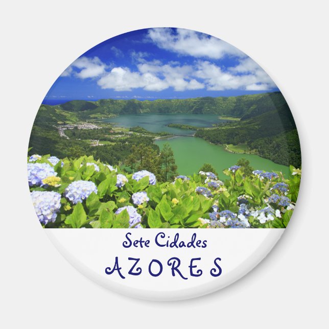 Sete Cidades, Azores Magnet (Front)